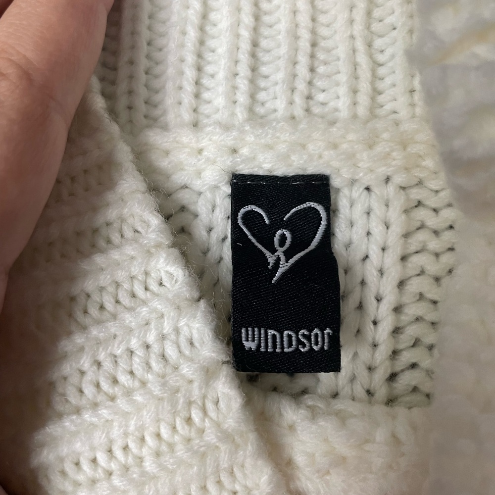 Windsor Cream Ribbed Sweater - Picture 2 of 5